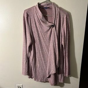 Pink Apt. 9 cardigan button sweater